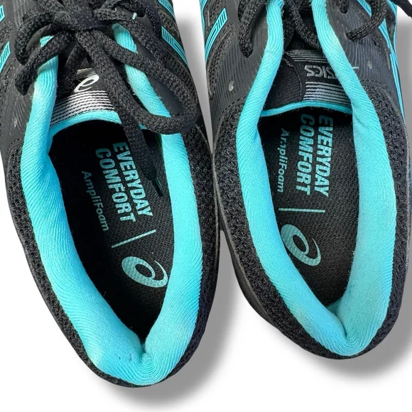 ASICS Gel-Contend 5 Women’s Size 7 Black Teal Running Shoes AmpliFoam Comfort - Picture 7 of 10